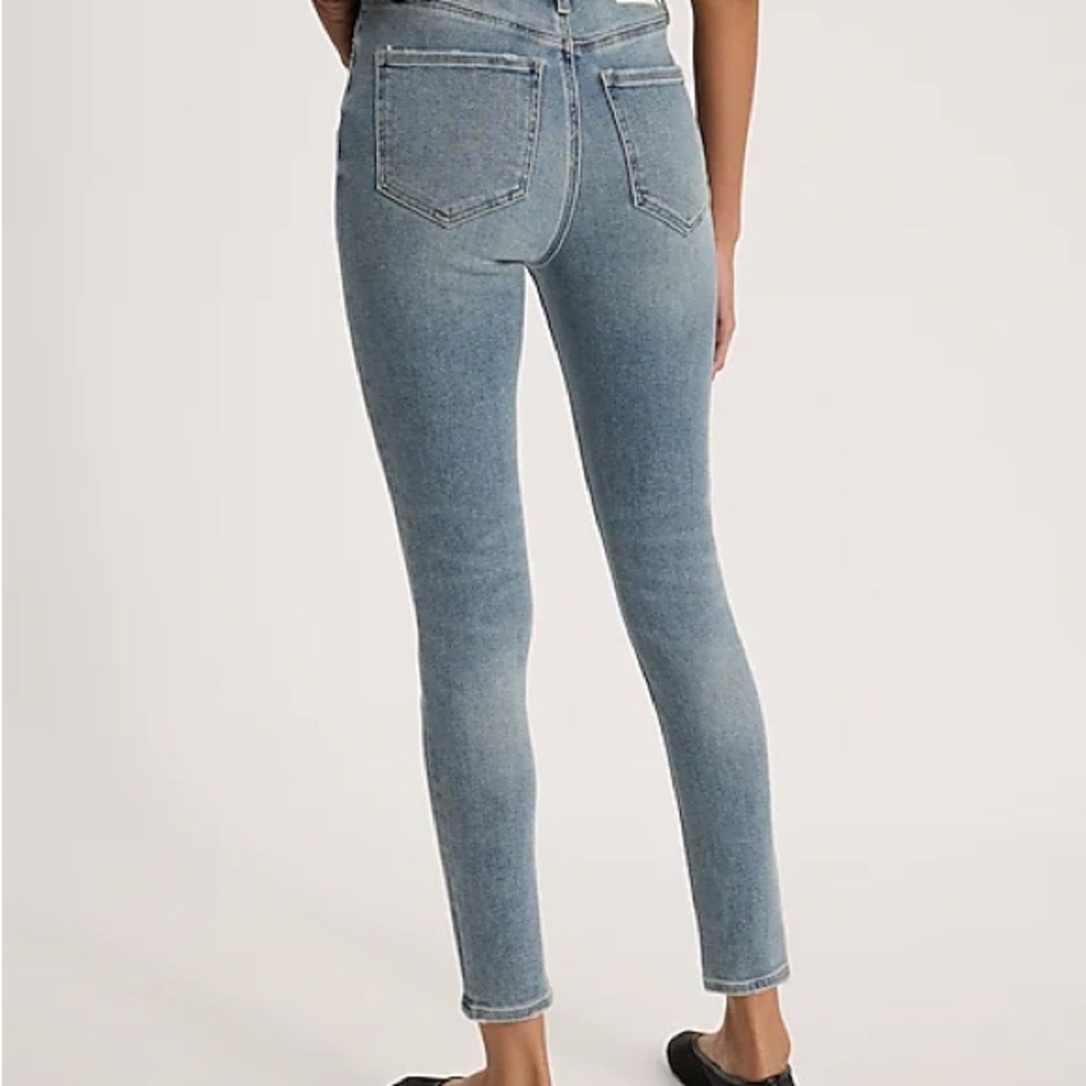 Express Light Blue Skinny High Rise Denim Jeans 6L